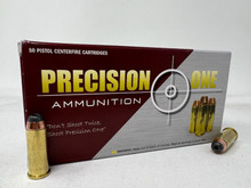 Precision One 44 Special Ammunition PONE1485 240 Grain Nosler Hollow Point 50 Rounds