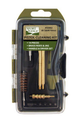 Sport Ridge 14 Piece Pistol Cleaning Kit SR03962 40 S&W/10mm