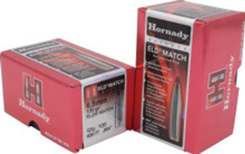 Hornady 6.5mm (.264" Dia) Reloading Bullets 26177 130 Grains ELD Match 100 Pieces