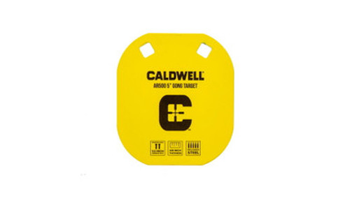 Caldwell 5" AR500 Hardened Steel Gong CW1116700 Yellow