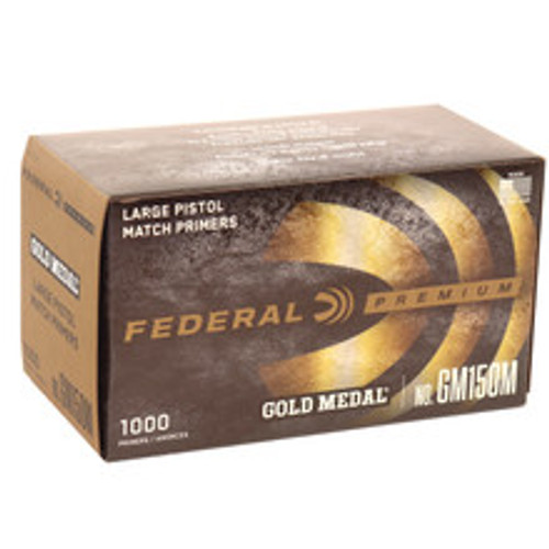 Federal Gold Medal Large Pistol Match Primers GM150M 1000 Count