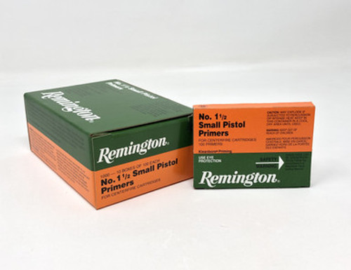 Remington Primers 1-1/2 Small Pistol X22600 1000 Count