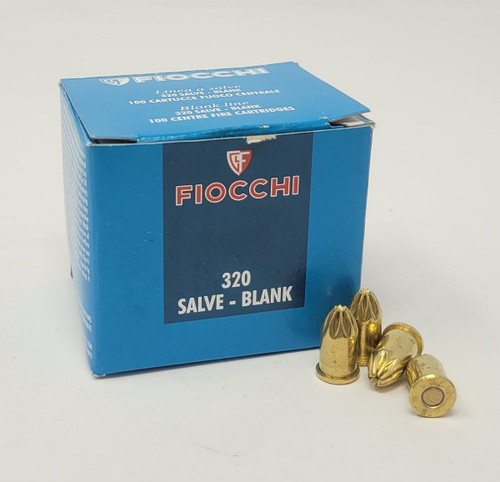 Fiocchi 320 Short Salve Blank Ammunition FI320BLANK BLANKS 100 Rounds