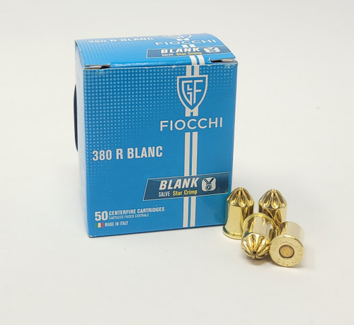 Fiocchi 380 Auto Blank Ammunition FI380BLANK BLANKS 50 Rounds