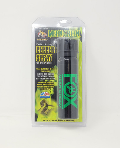 Fox Labs Pepper Spray With Marking Green Dye 36MGS-C 3oz Fast Acting (Black)