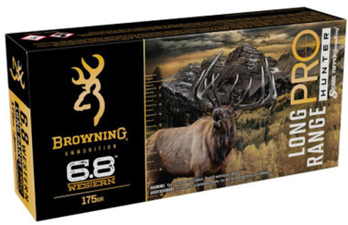 Browning 6.8 Western Ammunition B192500682 175 Grain Sierra GameKing Ballistic Tip 20 Rounds