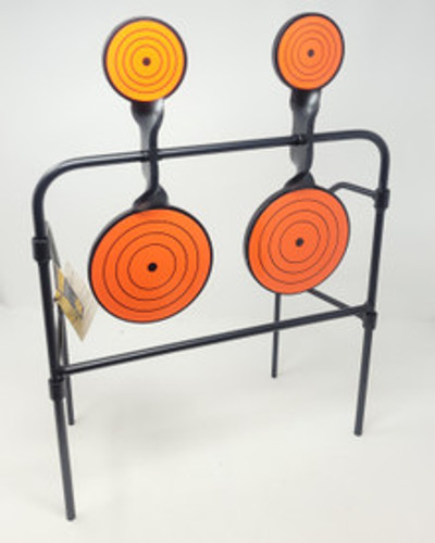 Ridgeline Centerfire Pistol Dual Spinner Target FOT10492 3" and 5" (Black/Orange)