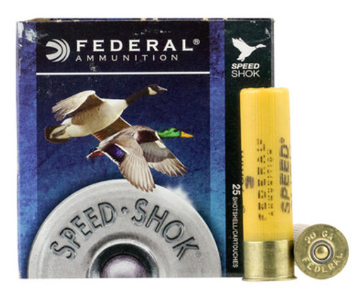 Federal 20 Gauge Ammunition WF2093 3" 7/8 oz 1550 FPS 3 Shot 25 Rounds