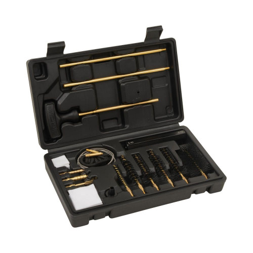 Allen Krome Modern Sporting Rifle Cleaning Kit .22, .223, 30, and 308 Cal AL70605 17 Piece Black