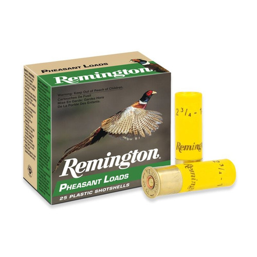Remington 20 Gauge Ammunition Pheasant Loads PL206 2-3/4" #6 Shot 1oz 1220fps 25 Rounds