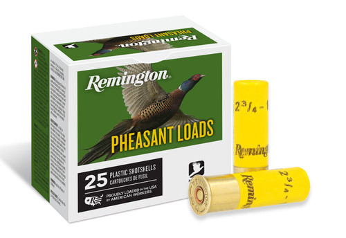 Remington 20 Gauge Ammunition Pheasant Loads PL204CASE #4 Shot 2-3/4" 1oz 1220fps CASE 250 Rounds