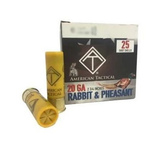 American Tactical 12 Gauge Ammunition Game Load ATIACL12G5C 2-3/4" #5 Shot 1oz 1180fps CASE 250 Rounds