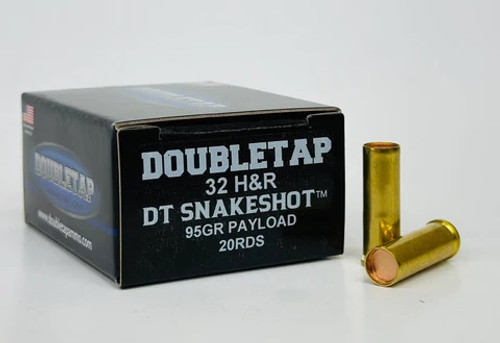 DoubleTap 32 H&R Magnum Ammunition 32HRSS2 90 Grain Snakeshot 20 Rounds