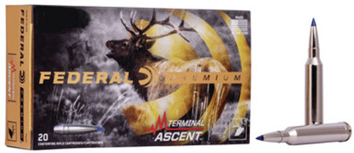 Federal 270 WSM Ammunition P270WSMTA1 Terminal Ascent 136 Grain Ballistic Tip 20 Rounds