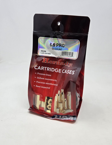 Hornady 6.5mm PRC Unprimed Reloading Brass Casings H86288 50 Pieces Hornady 6.5mm PRC Unprimed Reloading Brass Casings H86288 50 Pieces