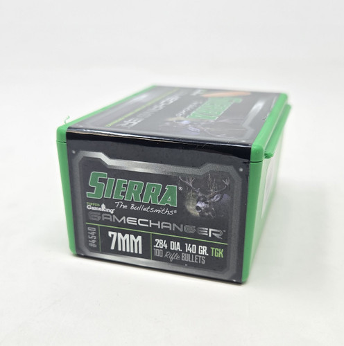 Sierra 7mm (.284 Dia) Reloading Bullets Tipped Gameking SRAA4540 140 Grain Ballistic Tip 100 Pieces
