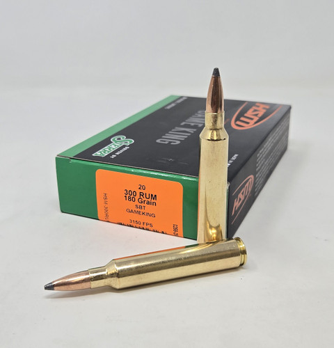 HSM 300 RUM Gameking HSM300RUM-13-N 180 Grain Spitzer Boat Tail 20 Rounds