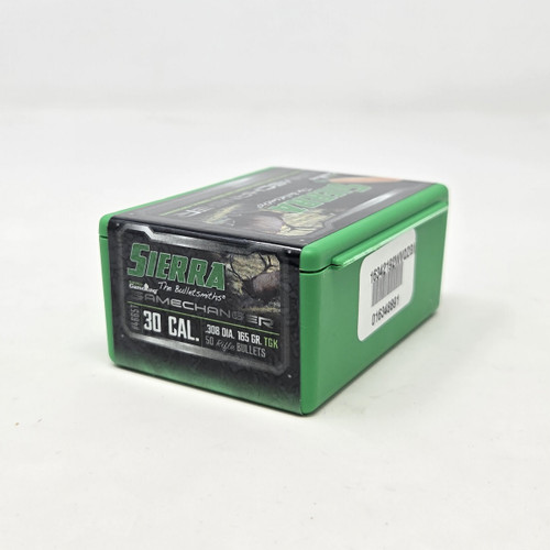 Sierra 30 Cal (.308 Dia) Reloading Bullets Gamechanger SRAA4665T 165 Grain Tipped Gameking 50 Pieces