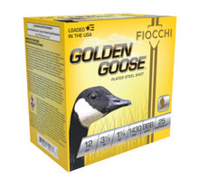 Fiocchi 12 Gauge Ammunition Golden Goose FI1235GG3BCASE 3-1/2" 1-5/8oz #BBB Shot 1430fps CASE 250 Rounds
