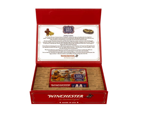 Winchester 12 Gauge Ammunition 250 Year USA Anniversary Collectors Box AA12250 2-3/4" #8 Shot 1-1/8oz 1145fps 10 Rounds