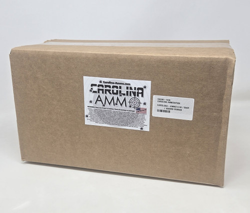 Carolina Ammo 5.56x45mm NATO Ammunition REMAN CA5561000 55 Grain Full Metal Jacket BULK 1000 Rounds