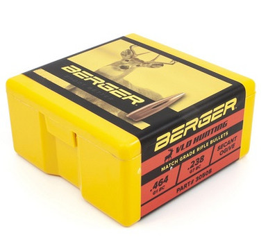 Berger 30 Cal (.308 Dia) Reloading Bullets 155 Grain VLD Hunting 100 Pieces