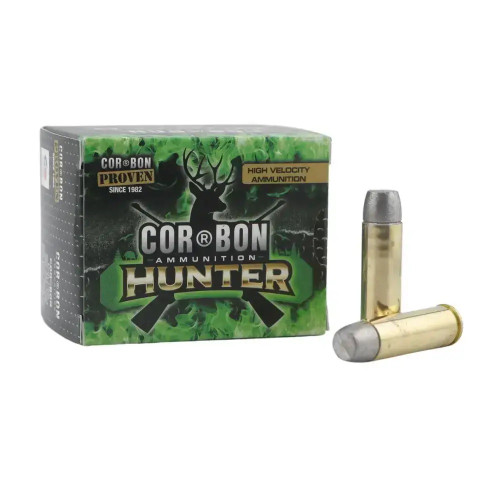 Corbon 500 S&W Magnum Ammunition Hunter HT500SW440HC12 440 Grain Hard Cast Flat Nose 12 Rounds