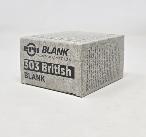 Prvi PPU 303 British Blank Ammunition PPB3B BLANKS 20 Rounds