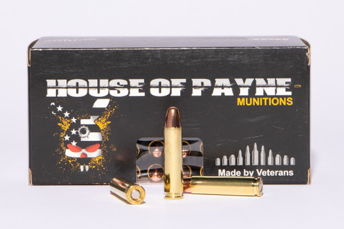 House Of Payne Munitions 30 Carbine Ammunition HOP3011PRN 110 Grain Plated Round Nose 50 Rounds