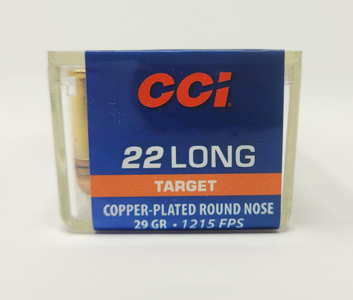 CCI 0029 22 LONG Ammunition 29 Grain (NOT LR) Copper Plated Round Nose 100 Rounds
