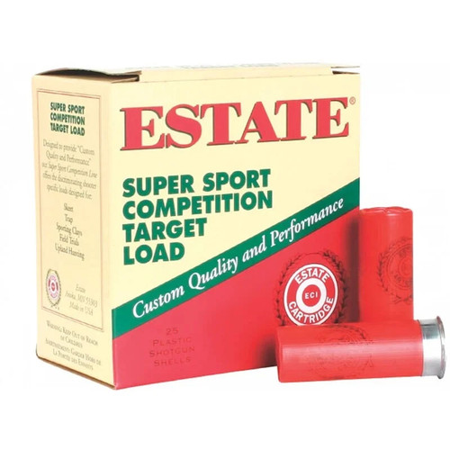 Estate 20 Gauge Ammunition SS2075CASE Super Sport Competition Load 2-3/4" 7/8oz #7.5 shot 1200fps 250 rounds