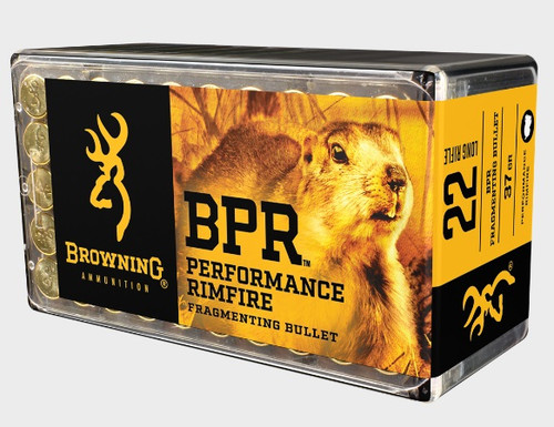 Browning 22LR Performance Rimfire B194122050 37gr Fragmenting HP 50 rounds