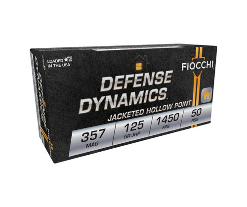 Fiocchi 357 Magnum F357D 125 gr JHP 50 rounds