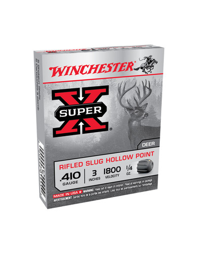 Winchester Super-X X413RS5 410 Bore 3" 1/4 oz Rifled Slug 5 rounds