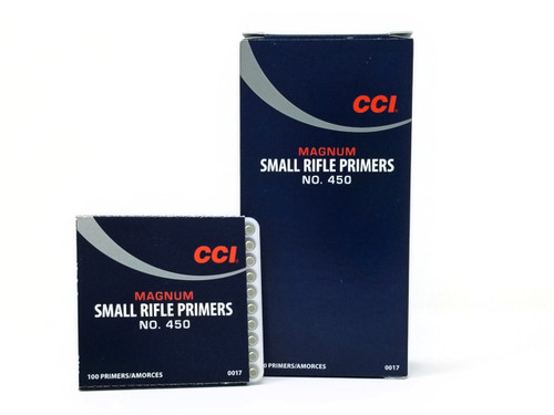 CCI Primers No. 450 Small Rifle Magnum 0017 Brick of 1000 Count