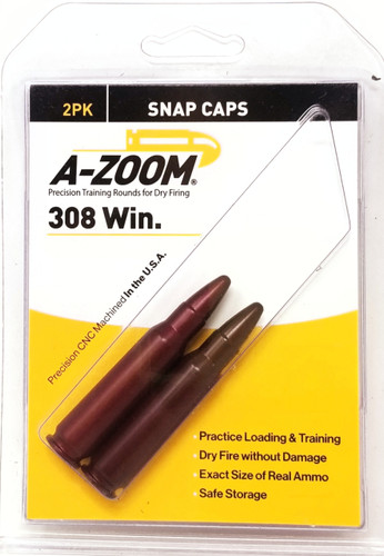 A-Zoom 308 Win Dummy Rounds 12228 Pack of 2 Rounds