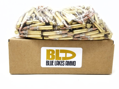 Blue Lake Ammo 223 Rem Ammunition 55 Grain Full Metal Jacket Loose 500 Rounds