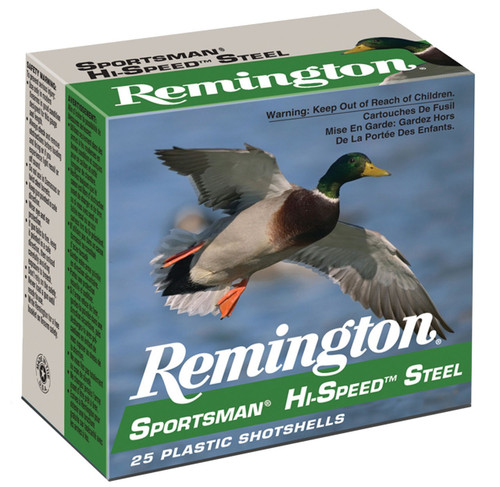 Remington 10 Gauge Ammunition SSTHV102 Sportsman Hi-Speed Steel 3-1/2" Steel #2 Shot 1 -3/8oz 1500fps 250 Rounds