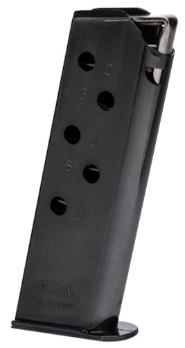 Walther Arms 380 ACP Magazine 6 Rounder 2246008 (Blued)