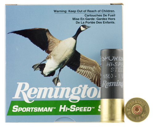 Remington 12 Gauge Ammunition Sportsman High Speed SSTHV12H4 3��� Steel 4Shot 1-1/8oz 1550fps Case of 250 Rounds