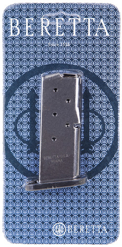 Beretta USA 9mm Magazine 6 Rounder JM6NANO9 (Stainless Steel)