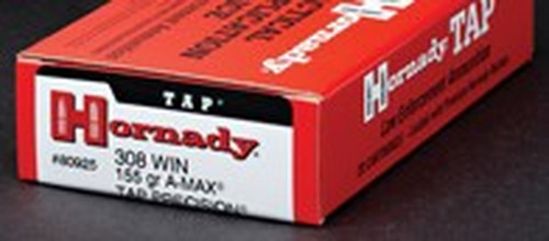 Hornady 308 Win Ammunition TAP 80925 155 Grain A-MAX 20 Rounds