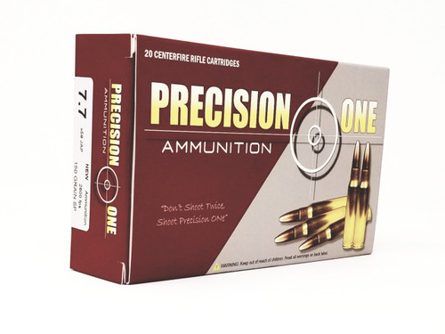 Precision One 7.7x58 JAP Ammunition 150 Grain Soft Point 20 Rounds