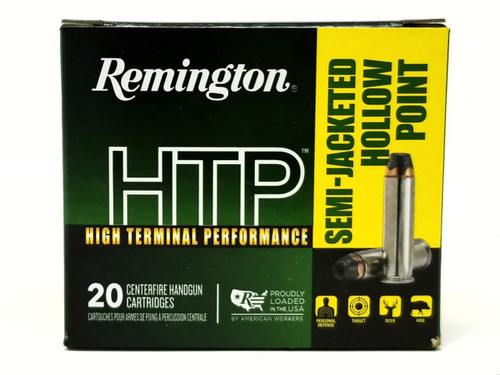 Remington 38 Special Ammunition HTP RTP38S16A 110 Grain Semi-Jacketed Hollow Point 20 Rounds
