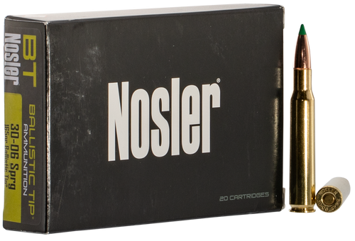 Nosler 30-06 Ammunition 40043 165 Grain Ballistic Tip 20 Rounds