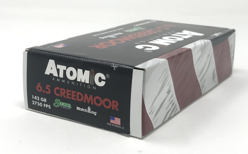 Atomic Ammunition 6.5 Creedmoor 00404 142 Grain Hollow Point 20 Rounds