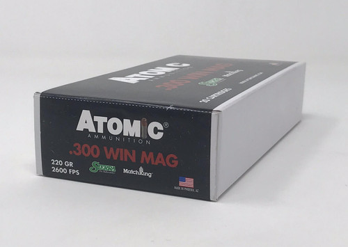 Atomic Ammunition 300 Win Mag 00403 220 Grain Hollow Point 20 Rounds