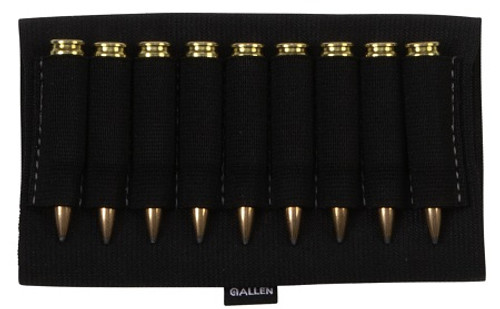 Allen ButtStock Rifle Cartridge Holder Black AL206