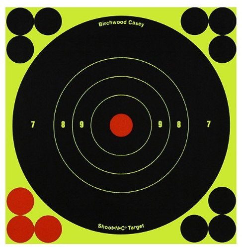 Birchwood Casey BC-34550 Shoot NC 6 Inch Bull's-Eye 60 Targets 720 Pasters