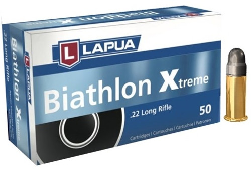 Lapua 22LR Ammunition Biathlon Extreme LU420170 40 Grain Lead Round Nose 50 rounds